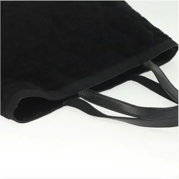 Chanel Tote Bag Pile Black Auth - Picture 8 of 14